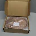 Wine Appetizer Plates, Acacia Mini Cheese Boards with Built-in Glass Holder, Wood Individual Cocktail Charcuterie Plates, Serving Platters Boards for Gatherings, Entertaining, Set of 4