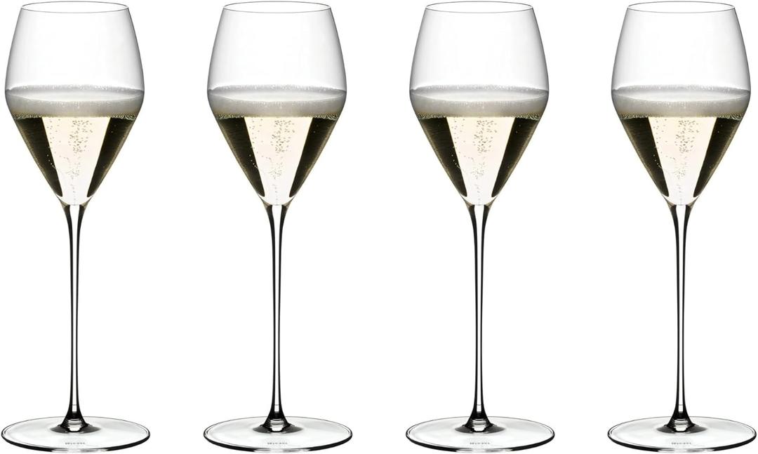 Riedel Veloce Champagne Wine Glass, 9.72" H x 3.39" L x 3.11" W