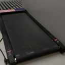 Walking Treadmill Pad with 0-5% Incline, 2.5HP Compact Under Desk Treadmill for Home Office, Quiet Small Walking Mat with App Sync, Remote Control, LED Display (Red and blue)