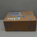 Creative Co-Op Woven Cotton and Sherpa Throw Blanket, Natural, Tan and Rose