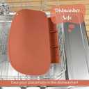 Silicone Placemat with Food Catching Pockets for Baby & Kid, Food Grade Silicone Non-Slip Toddler Food Place Mats with Raised Edges for Dining Table (Blush)