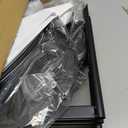 iDavosic.ly 4 Tier Large Plant Stand Indoor with 10 Inch Wide Tray, Tiered Corner Metal Outdoor Flower Display Holder Shelf, Folding Tall Rack for Patio Porch Living Room, Modern Black