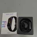 Fitness Tracker with 24/7 Heart Rate, Blood Oxygen Blood Pressure Sleep Monitor, Activity Trackers 5 ATM Waterproof,Step Calorie Counter Pedometer Health Smart Watch for Women Men (Black)