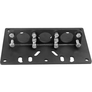 LS Engine Lift Plate SBC BBC Compatible with Ford 2,4 Barrel Holley Spread Bore Carb Universal Engine Lift Plate,Black