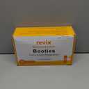 REVIX Microwavable Booties for Cold Feet Moist Heat Therapy, Heated Slippers Women & Men for Soothing Cold Foot, Microwavable Foot Warmers, Non-Slip Sole & Adjustable Fit, Navy S