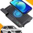 CarQiWireless Wireless Charger for Mercedes Benz Accessories, Wireless Charging Pad for Mercedes Benz GLE 2020-2022/GLS 2020-2024 Accessories,Car Accessories for GLE 350 Mercedes Benz Accessories