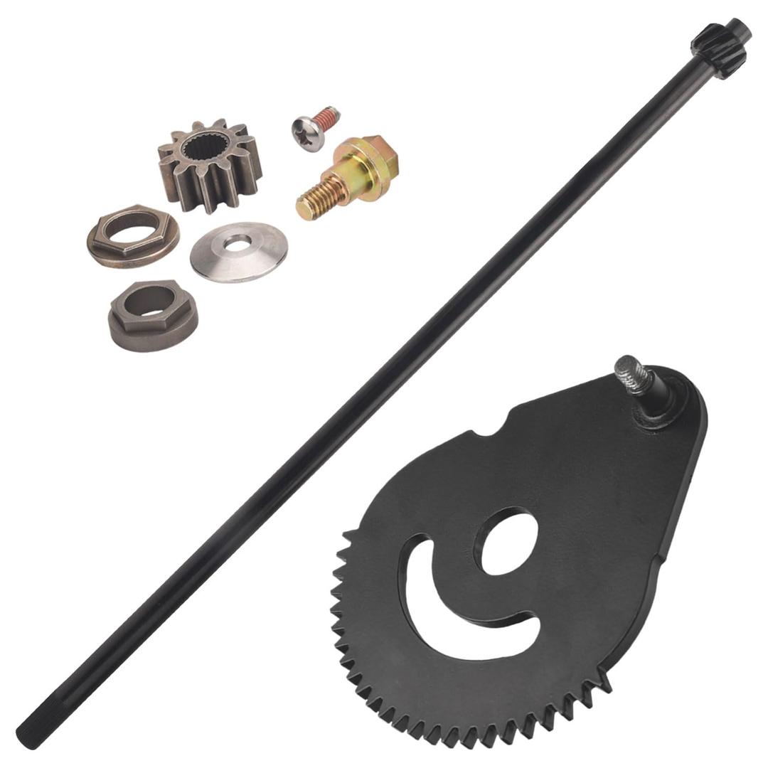 738-0919 Steering Shaft with Bushing & 617-04094 Steering Gear Kit for MTD/Troy-Bilt/Craftsman Lawn Mower - Contain 948-0389 731-1309 941-0656A 741-0656A 738-0919A 738-0919B