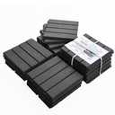 12 in. x 12 in. Dark Gray Square Composite Decking Tiles for Balcony Porch Backyard (Pack of 36) Tiles-LQYD-784
