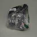 PHOEPET No Pull Dog Harness Medium Reflective Front Clip Vest with Handle, Adjustable 2 Metal Rings 3 Buckles, [Easy to Put on & Take Off](M, Black)