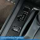Fit for Mazda CX50 2023 2024 2025 2026 Accessories, Carbon Fiber Gear Shift Box Panel Car Center Console Cover Gear Panel Gear Shift Knob Cover Trims Frame Protection for CX 50 Interior