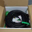 RVGUARD 4 Prong 30 Amp 100 Foot Generator Extension Cord, NEMA L14-30P/L14-30R, 125/250V Up to 7500W 10 Gauge SJTW Generator Cord with Cord Organizer, ETL Listed