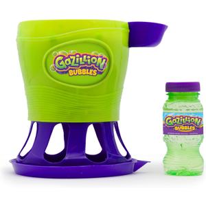 Gazillion Tornado Bubble Machine, Kids Toy Bubble Blower, 4500 Bubbles per Minute, Outdoor Bubble Party Fun - Includes 4 oz. Gazillion Bubble Non-Toxic Solution (Green)
