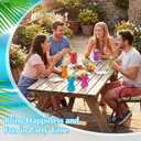 6 Pack 6oz Reusable Silicone Snow Cone Cup Set Leakproof Cups & Spoon with Holders for Summer Cookout Party Kid Friendly, for Slushies Shaved Ice & Ice Cream(Rainbow)