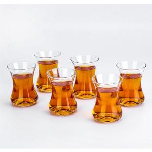 Turkish Tea Cup (Tulip) Set of 6
