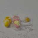 NatureBond Baby Food Feeder/Fruit Feeder Pacifier Nibbler (2 Pack) - Infant Teething Toy Teether Weaning in Appetizing Colors | + Additional Silicone Sacs (Peach Pink and Lemonade Yellow)