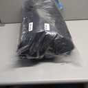 Lisa Colly Women's Winter Plus Size Parka Overcoat Long Sleeve Faux Fur Coat Jacket with Big Hooded (Black, Small)