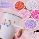 2 Boxes Resin Rhinestones with Tweezers for Crafting, 30000Pcs Mixed-Color 3mm&4mm Bedazzling Crystal with 3Pcs 10ml B7000 Jewelry Glue for DIY Crafts Clothing Tumblers Shoes Fabric Nail Art