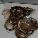 YOGFIT 2PCS DIY Braid Ponytail Extension, Long Straight Wrap Around Ponytail Hair Extensions Natural Soft Synthetic Hairpieces for Women Daily Wear (24 Inch, Golden Blonde Highlights)