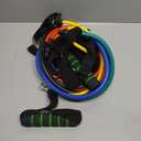 Exercise Resistance Bands with Handles for Working Out, 150/200/250/300 Lbs Workout Bands Set with Door Anchor for Physical Therapy, Yoga, Pilates (Multicolor)