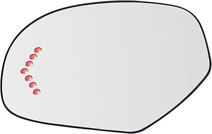 Driver Side Heated Mirror Glass Replacement For 20072013 Cadillac Escalade Yukon Suburban Silverado GMC Sierra Tahoe Avalanche Sierra  Side Mirror with Rear Holder and Turn Signal