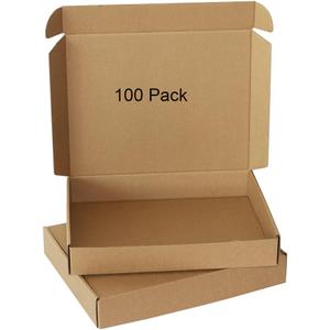 GDYIHANG11x8x2 Inches 100 Pack Brown Mail Order Boxes, Shipping Boxes,Mailing Boxes Corrugated Box Mailers Shipping,Storage Or Small Business Pac