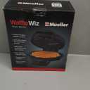 Mueller Heart 5 Waffle Maker, Waffle Iron, Adjustable Browning Control & Nonstick, Cool Touch Handle, Easy to Clean, Small Kitchen Appliances