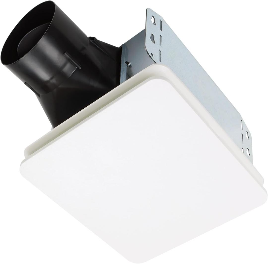 Broan-NuTone Bathroom Exhaust Fan Easy Retrofit Without Attic Access, Ultra Quiet 0.9 Sones, Effective Ventilation at 60 CFM ENERGY STAR Certified Moisture and Odor Control
