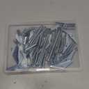 Rerdeim34 Sets Toggle Bolts, Wall Anchor, 1/4" 3/16" 1/8" Butterfly Drywall Anchors, Heavy Duty Metal Screws for Hollow Wall Ceiling Sheetrock, Taquetes para Drywall