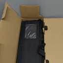 Under Bed Storage with Wheels, 2-Pack Under Bed Storage Containers with Clear Lids, XXL Large Under the Bed Storage Organizer Bins With Handles, Space Saving Design for Clothes, Shoes, Books-Black