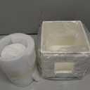 Xeano Tissue Box Cover Square, Side Open Facial Tissue Holder, 2PCS,Cream