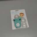 Frida Baby Push Pop Silicone Feeder, Baby Fruit Food Feeder to Safely Introduce New Foods, Fresh + Frozen, Breastmilk Popsicles, BPA Free, Dishwasher Safe | 3 Count, Teal