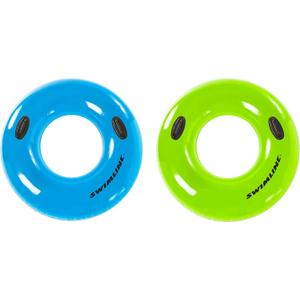SWIMLINE 38'' Suntanner Inflatable Pool Ring | Classic 1 Pack Floating Tube for Summer Relaxation | Color May Vary