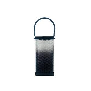 HD Designs Outdoors Solar Glass Lantern - Dark Gray HD Designs Outdoors Solar Glass Lantern - Dark Gray
