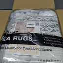 Nakagishi Area Rug Living Room Rugs: 5x7 Machine Washable Boho Large Neutral Farmhouse Stain Resistant Moroccan Indoor Floor Carpet for Bedroom Nursery Dorm Classroom Playroom Dining Room Home- Brown