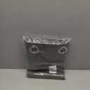 NICETOWN Thermal Insulated Grommet Blackout Curtains for Bedroom (2 Panels, W42 x L63 -Inch, Grey)