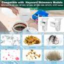 BigHead SPX1082CA Pool Skimmer Basket & SPX1082K Pool Skimmer Weir Door Flapper Weir Gate Assembly Compatible with Hayward In-Ground SP1082 SP1083 SP1084 SP1085 SP1086 SP1075White