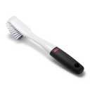 OXO Dish Brush: Nylon Kitchen Scrubber, Reusable Cleaning Tool, White, 11" Height 3 Pack