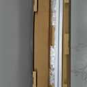 Ceiling Curtain Track, Curtain Track with Roller Hooks, 9ft - 12ft Ceiling Mounted Rail Set for Room Divider, White