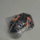 PoyPet No Pull Dog Harness, Reflective Comfortable Vest Harness with Front & Back 2 Leash Attachments and Easy Control Handle Adjustable Soft Padded Pet Vest for Small to Large Dogs (Orange,M)