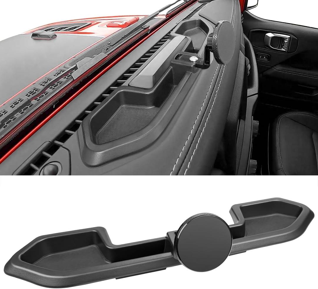 Magnetic Phone Mount for 2021-2023 Jeep Wrangler JL 4XE Multi-Mount Car Phone Holder Dash Tray System Kit Strong Magnet Dashboard Phone Holder Accessories(Not for 4X4/Gladiator)