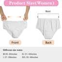 Pull On Style Adult Cloth Diaper for Women, Reusable Nappy Washable Elderly Incontinence Care Protection Nappies Underwear for Women, Repeatedly Washing Leak-Proof Safety Pants (27-39 inch Waist)