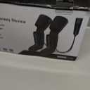 FIT KING Rechargeable Leg and Foot Massager - Cordless Air Compression Full Leg Boots Massager for Circulation and Recovery - Pressure Sensor & LCD Display - 3 Modes 10 Intensities 5 Timer Functions