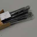 2 Pack Black Shower Curtain Rod 45 to 77 Inch,Shower Rods for Bathroom,Spring Tension Curtain Rod No Drilling for Windows Doors Closet Kitchen Wardrobe