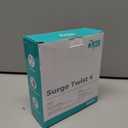 KMC 4-Outlet Surge Twist Cord Reel, Retractable Power Strip Surge Protector, 735J Surge Protection, 5ft Long Retractable Extension Cord, 3-Prong Low-Profile Flat Plug, UL/ETL Certified, Gray