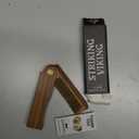 Striking Viking Folding Wooden Comb for Men - Sandalwood Switchblade Beard Comb for Grooming and Styling - Use Dry or With Oils & Balms