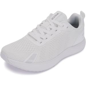 WHITIN Women's Wide Toe Box & Zero Drop Road Running Shoes | Superior Comfort with Optimal Stability (White)