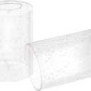 Clear Seeded Glass Cylinder Lamp Shade 2 Pack, Lighting Fixture Replacement Globe Cover for Chandelier Pendant Light Wall Sconce, 1 5/8 inch Fitter