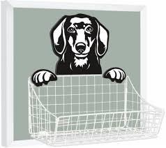 Dog Wall Storage Basket 12x12