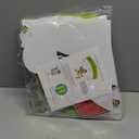 Outdoor Christmas Home Decorations, 7Pcs Lights Up Christmas Parachute Signs Decor, Cute Xmas Hanging Ornament with LED String Lights for Yard, Door, Christmas Tree Decoration