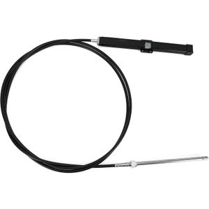 12FT 14FT 15FT 18FT 19FT Mechanical Rack & Pinion Steering Cable SSC134XX, Back Mount Rack Single Cable Compatible with Seastar SH5210P, SH5230P, SB39526P, SB39544P, SS14115 SS15115